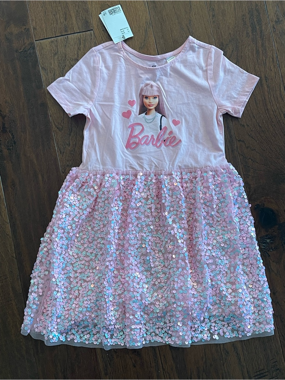 H&M Pink Barbie Graphic Tee